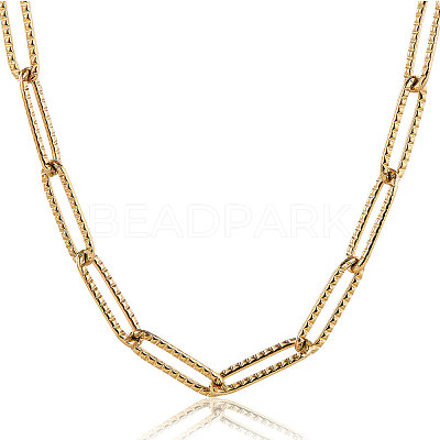 304 Stainless Steel Paperclip Chains CHS-CJC0001-01G-1