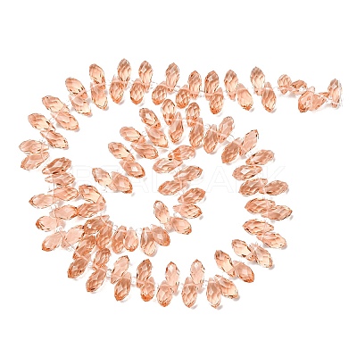 Crystal Glass Beads Strands X-GLAA-D033-38-1