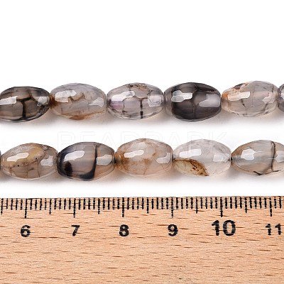 Natural Dragon Veins Agate Beads Strands G-T138-180K-1