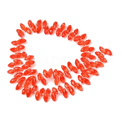 Crystal Glass Beads Strands GLAA-D033-40-1