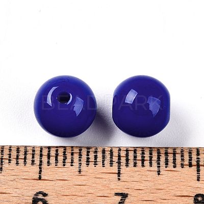 Opaque Colours Glass Seed Beads SEED-Z004-P8MM-02-1