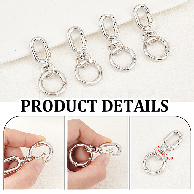 Alloy Swivel Clasps HJEW-UN00009-1