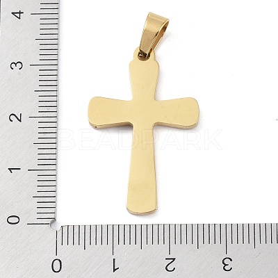 Ion Plating(IP) 304 Stainless Steel Enamel Rhinestone Pendants STAS-Q325-05C-G-1