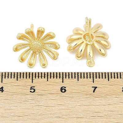 Brass Stud Earring Findings LS-KK-Z099-05G-01-1