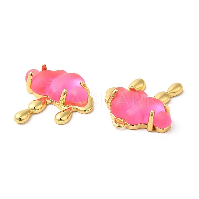 Translucent Resin Pendants KK-C023-04A-1