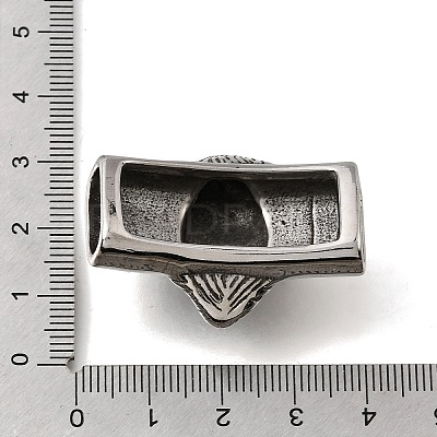 304 Stainless Steel Slide Charms STAS-F356-15AS-09-1