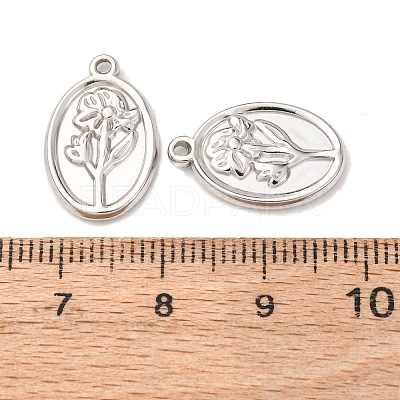304 Stainless Steel Pendants STAS-I358-12P-02-1