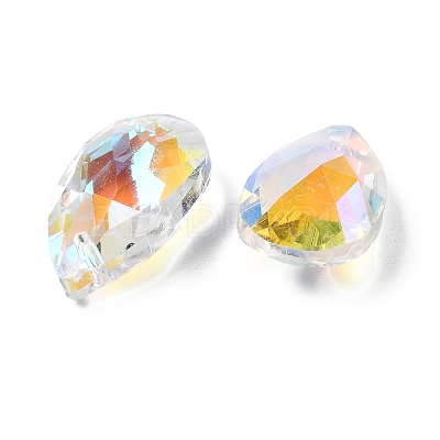 Glass Pendants GLAA-22X13-28AB-1