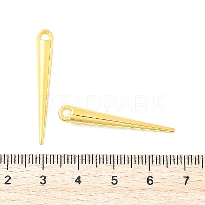 Tibetan Style Alloy Spike Pendants TIBEP-A16461-G-NR-1