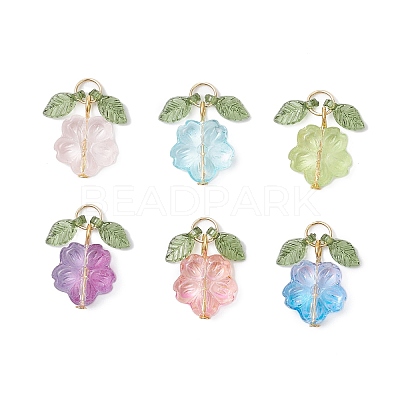 Acrylic & Glass Pendants PALLOY-AL0034-1
