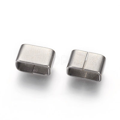 Tarnish Resistant 201 Stainless Steel Slide Charms STAS-G187-30P-1