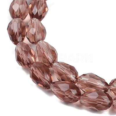 Transparent Glass Beads Strands EGLA-N013-T8mm-D02-1