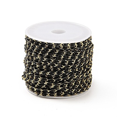 Brass Enamel Curb Chains CHC-C003-13G-03-1