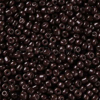 Baking Paint Glass Seed Beads SEED-S002-K18-1