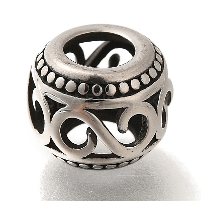 304 Stainless Steel European Beads STAS-G350-32AS-1