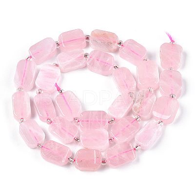 Natural Madagascar Rose Quartz Beads Strands G-T138-12-1