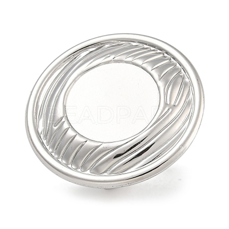 304 Stainless Steel Ring Components RJEW-U014-14P-1