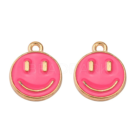 Alloy Enamel Charms ENAM-S121-165E-RS-1