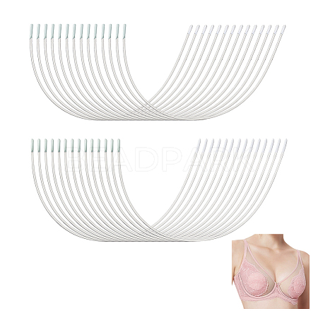24Bags 2 Styles 304 Stainless Steel Bra Boning STAS-PH0006-94B-1