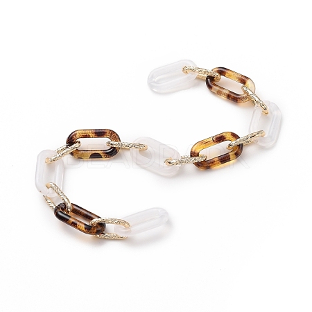Handmade Acrylic Cable Chains AJEW-JB00701-05-1