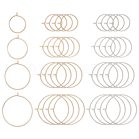 Stainless Steel Earring Hoops STAS-PH0019-34-1