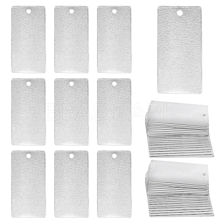 40Pcs Aluminium Big Pendants ALUM-PH0001-14B-1