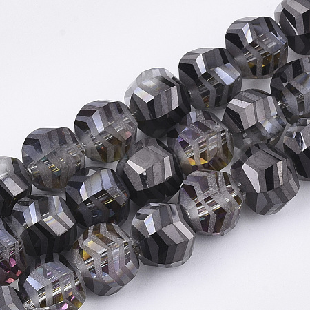 Electroplate Glass Beads Strands EGLA-T018-01-A01-1
