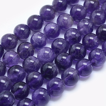 Natural Amethyst Beads Strands LS-G-E481-03-10mm-1