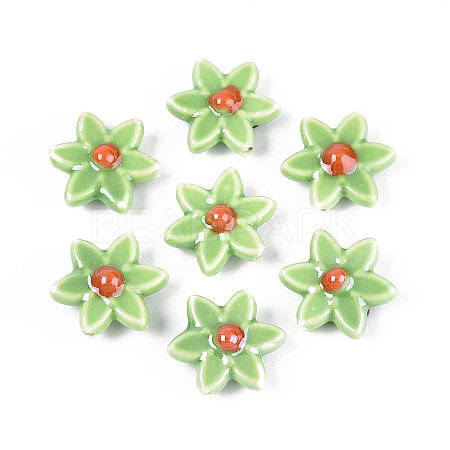 Handmade Porcelain Beads PORC-N008-10D-01-1
