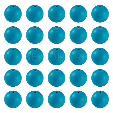50Pcs Food Grade Eco-Friendly Silicone Beads SIL-TADJ0001-03H-1