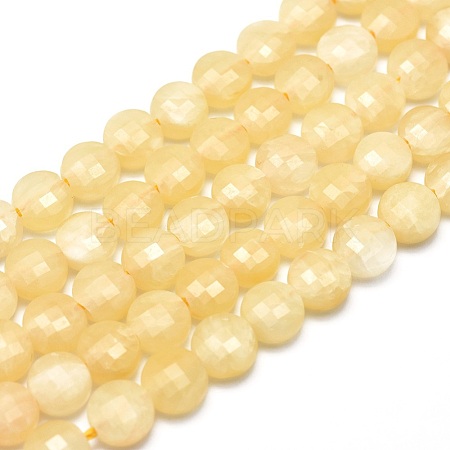 Natural Topaz Jade Beads Strands G-G792-06-1