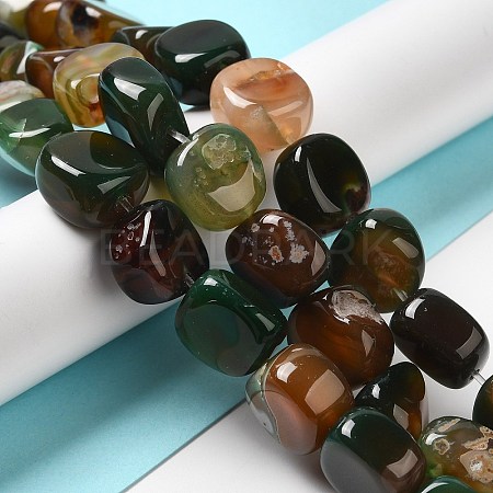 Natural Agate Beads Strands G-H295-D01-05-1