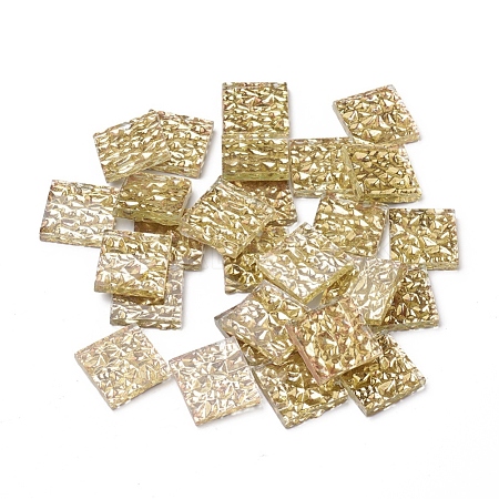 Electroplate Glass Crystal Mosaic Tiles Cabochons GLAA-G073-C01-1