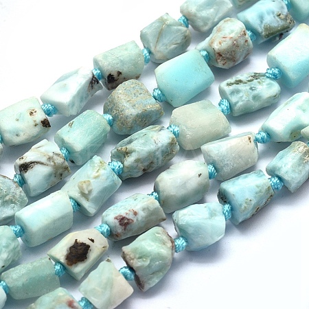 Natural Larimar Beads Strands G-O170-55A-1