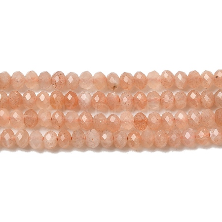 Natural Sunstone Beads Strands G-F460-02-1