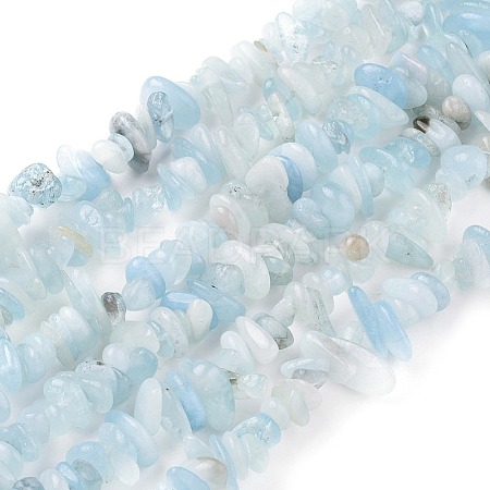 Natural Aquamarine Beads Strands G-F666-02-1