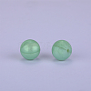 Round Silicone Focal Beads SI-JX0046A-121-2