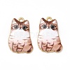Alloy Enamel Pendants ENAM-M046-12G-C-2