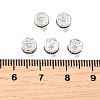 Brass Grade A Rhinestone Spacer Beads RB-A014-Z6mm-10S-4