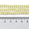 Electroplate Glass Bead Strands EGLA-R015-4mm-26-3