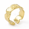 Ion Plating(IP) 304 Stainless Steel Cuff Ring for Women RJEW-C060-12G-1