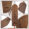 Cowhide Leather Labels AJEW-WH0386-0009-4