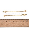 201 Stainless Steel Curb Chain Extender SA-CBA0FDA-01G-22-3