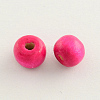 Dyed Natural Wood Beads WOOD-Q006-14mm-M-LF-2