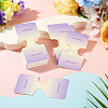 50Pcs Folding Paper Jewelry Display Cards ODIS-TA0001-07B-5