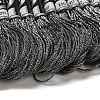 10 Skeins 12-Ply Metallic Polyester Embroidery Floss OCOR-Q057-A09-2