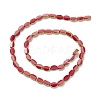 Electroplate Opaque Glass Beads Strands EGLA-K015-05B-2