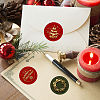 CRASPIRE Christmas Theme 6Pcs  Brass Wax Seal Stamp Head AJEW-CP0001-87A-3
