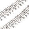 Cheriswelry Iron Crystal Rhinestone Cup Chain CH-CW0001-02-16