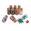 Glass Wishing Bottle Decorations STAS-CW0001-01-15